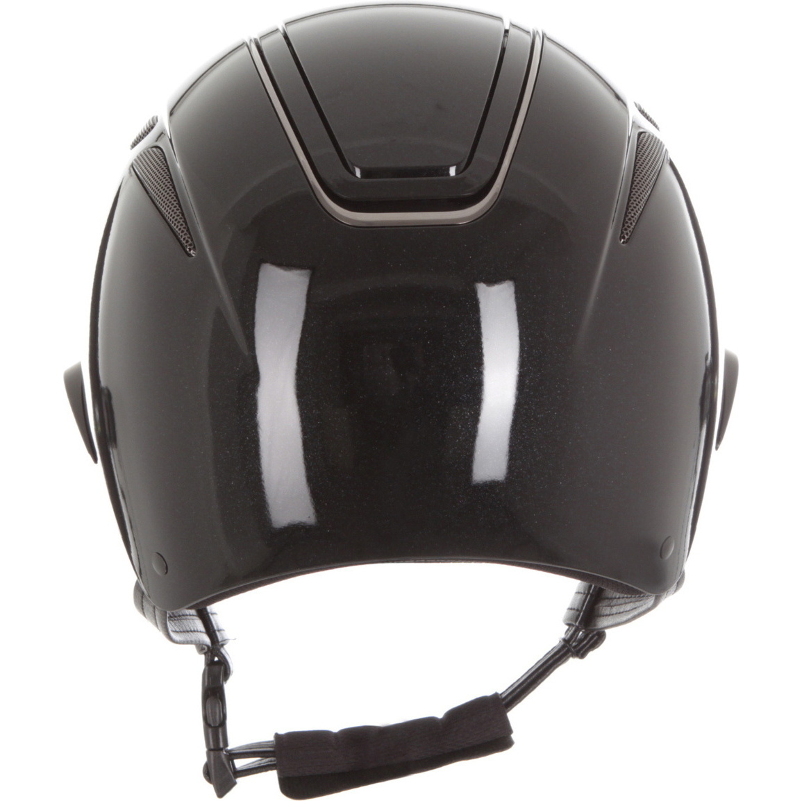2026 Evoke Unisexe Callisto Wide Peak Chapeau De équitation & Doublure 200362003 - Black / Metallic / Gunmetal
